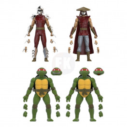 Teenage Mutant Ninja Turtles BST AXN akčná figúrka 4-Pack Mirage Comics Shredder & Turtles Exclusive 13 cm